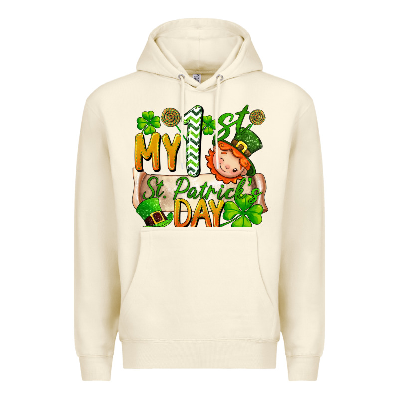 My 1'st St Patrick's Day Premium Hoodie by FaDigitalArtStudio | Teevron