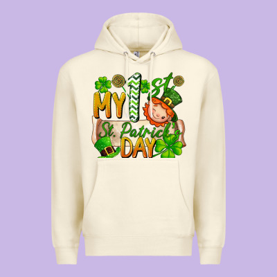 My 1'st St Patrick's Day Premium Hoodie Designed By Fadigitalartstudio