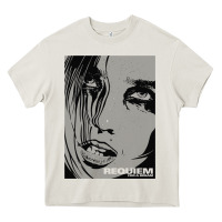 Cream requiem for a dream black transparent Heavy Core Tee - tuanDangUi