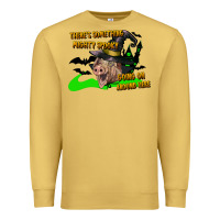 Antique Gold there's something mighty going on around here pig Premium Sweatshirt - LillyAllenDesigns