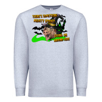 Heather Grey there's something mighty going on around here pig Premium Sweatshirt - LillyAllenDesigns