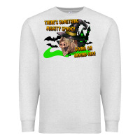 Oatmeal Heather there's something mighty going on around here pig Premium Sweatshirt - LillyAllenDesigns