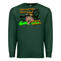 Sports Green there's something mighty going on around here pig Premium Sweatshirt - LillyAllenDesigns