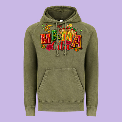 Mama Cita Vintage Hoodie Designed By Nancycooperartshop