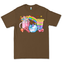 Cacao Unicorn Coffee Cup With Star Bbs Premium Tee - BundleAndBundleShop