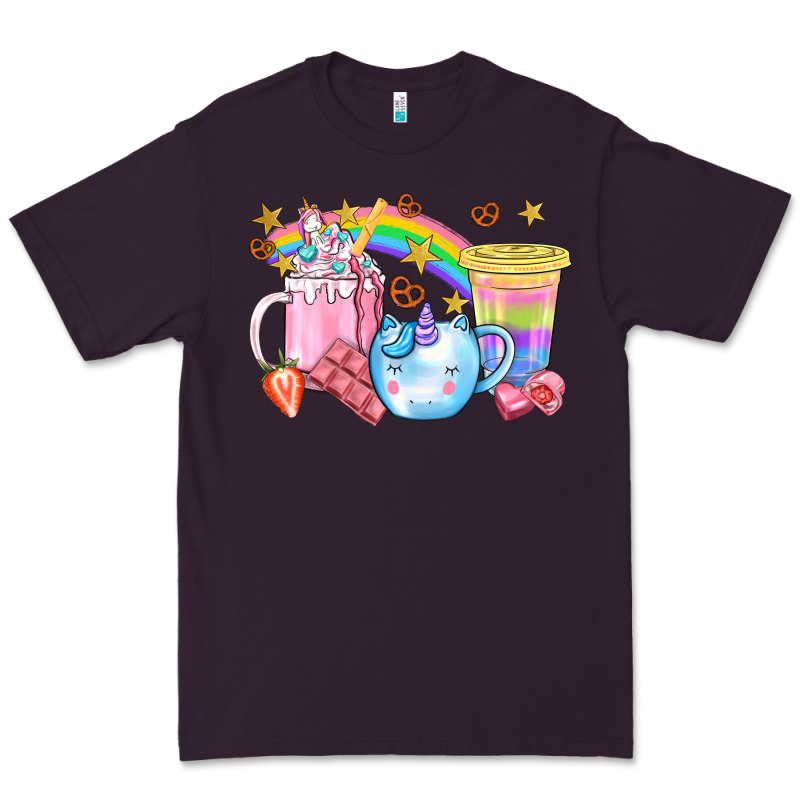 Unicorn Coffee Cup With Star Bbs Premium Tee by BundleAndBundleShop | Teevron