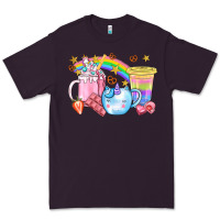 Plum Unicorn Coffee Cup With Star Bbs Premium Tee - BundleAndBundleShop