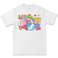 White Unicorn Coffee Cup With Star Bbs Premium Tee - BundleAndBundleShop
