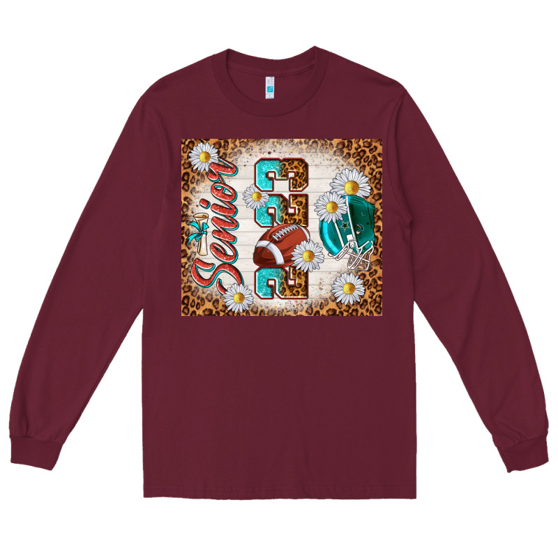 Senior 2023 Football Long Sleeve Tee by TumblerDesignByShophia | Teevron