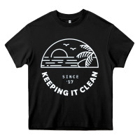 Black 4ocean 9 Heavy Core Tee - tuanDangUi