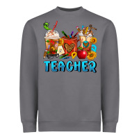 Storm Teacher Coffee Cups Heavyweight Sweatshirt - FaDigitalArtStudio