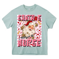 Arona santas favorite nurse Heavy Core Tee - MaliasSmallBusiness