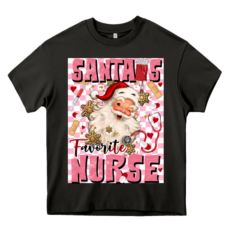 Santas Favorite Nurse Heavy Core Tee by MaliasSmallBusiness | Teevron