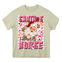 Mossy santas favorite nurse Heavy Core Tee - MaliasSmallBusiness