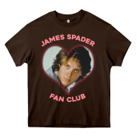 Chocolate Brown james spader fan club Heavy Core Tee - tuanDangUi