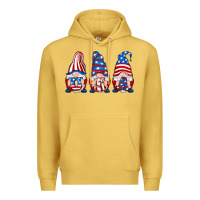 Antique Gold usa fourth of july gnomes Premium Hoodie - RanaPortraitStore