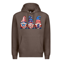 Coffee usa fourth of july gnomes Premium Hoodie - RanaPortraitStore