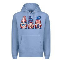 Colony Blue usa fourth of july gnomes Premium Hoodie - RanaPortraitStore