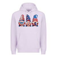Lilac usa fourth of july gnomes Premium Hoodie - RanaPortraitStore