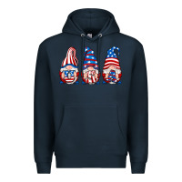Navy usa fourth of july gnomes Premium Hoodie - RanaPortraitStore