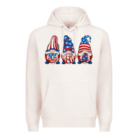 Pale Pink usa fourth of july gnomes Premium Hoodie - RanaPortraitStore