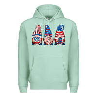 Seafoam usa fourth of july gnomes Premium Hoodie - RanaPortraitStore