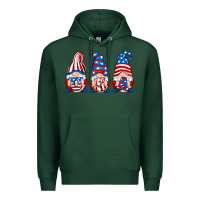 Sports Green usa fourth of july gnomes Premium Hoodie - RanaPortraitStore