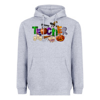 Heather Grey halloween teacher Heavyweight Hoodie - LillyAllenDesigns