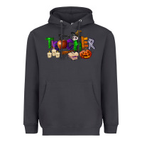 Smoke halloween teacher Heavyweight Hoodie - LillyAllenDesigns
