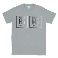 Heather Grey Hustle Harder Neon Classic Tee - Bettercallsaul