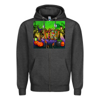 Charcoal Heather halloween mini tumbler Zipper Hoodie - BundleAndBundleShop