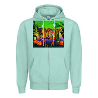 Seafoam halloween mini tumbler Zipper Hoodie - BundleAndBundleShop