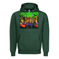 Sports Green halloween mini tumbler Zipper Hoodie - BundleAndBundleShop