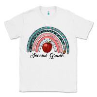 White second grade rainbow Classic Tee - RanaPortraitStore