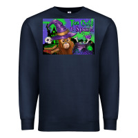 Navy Too Cute To Spook Baby Orangutan Premium Sweatshirt - LillyAllenDesigns