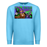Ocean Blue Too Cute To Spook Baby Orangutan Premium Sweatshirt - LillyAllenDesigns