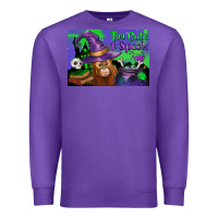 Purple Too Cute To Spook Baby Orangutan Premium Sweatshirt - LillyAllenDesigns