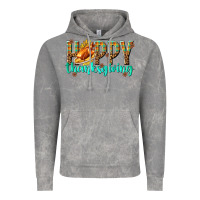 Cloud Rock Happy Thanksgiving with Turkey Vintage Hoodie - texasbilliewilder