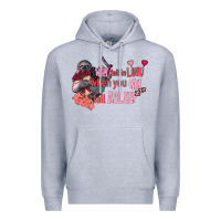 Heather Grey sloth why fall in love when you can fall asleep Premium Hoodie - FaDigitalArtStudio