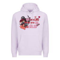 Lilac sloth why fall in love when you can fall asleep Premium Hoodie - FaDigitalArtStudio