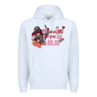 White sloth why fall in love when you can fall asleep Premium Hoodie - FaDigitalArtStudio
