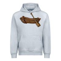 Heather Grey rowboat Urban Hoodie - BarkalooDesign