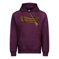 Mauve Wine rowboat Urban Hoodie - BarkalooDesign