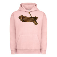 Pigment Salmon rowboat Urban Hoodie - BarkalooDesign