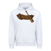 White rowboat Urban Hoodie - BarkalooDesign