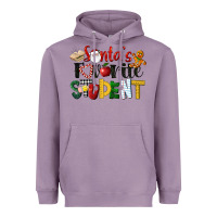 Lavender santa's favorite student christmas Heavyweight Hoodie - LillyAllenDesigns