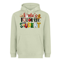 Matcha santa's favorite student christmas Heavyweight Hoodie - LillyAllenDesigns