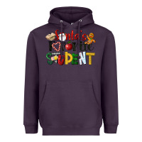 Plum santa's favorite student christmas Heavyweight Hoodie - LillyAllenDesigns
