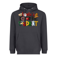 Smoke santa's favorite student christmas Heavyweight Hoodie - LillyAllenDesigns