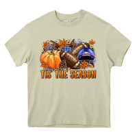 Mossy tis the season football Heavy Core Tee - NancyCooperArtShop
